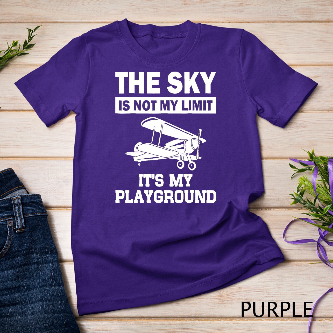 Funny Airplane Aviation Pilot Aircraft Aeroplane Men Women Unisex T-shirt