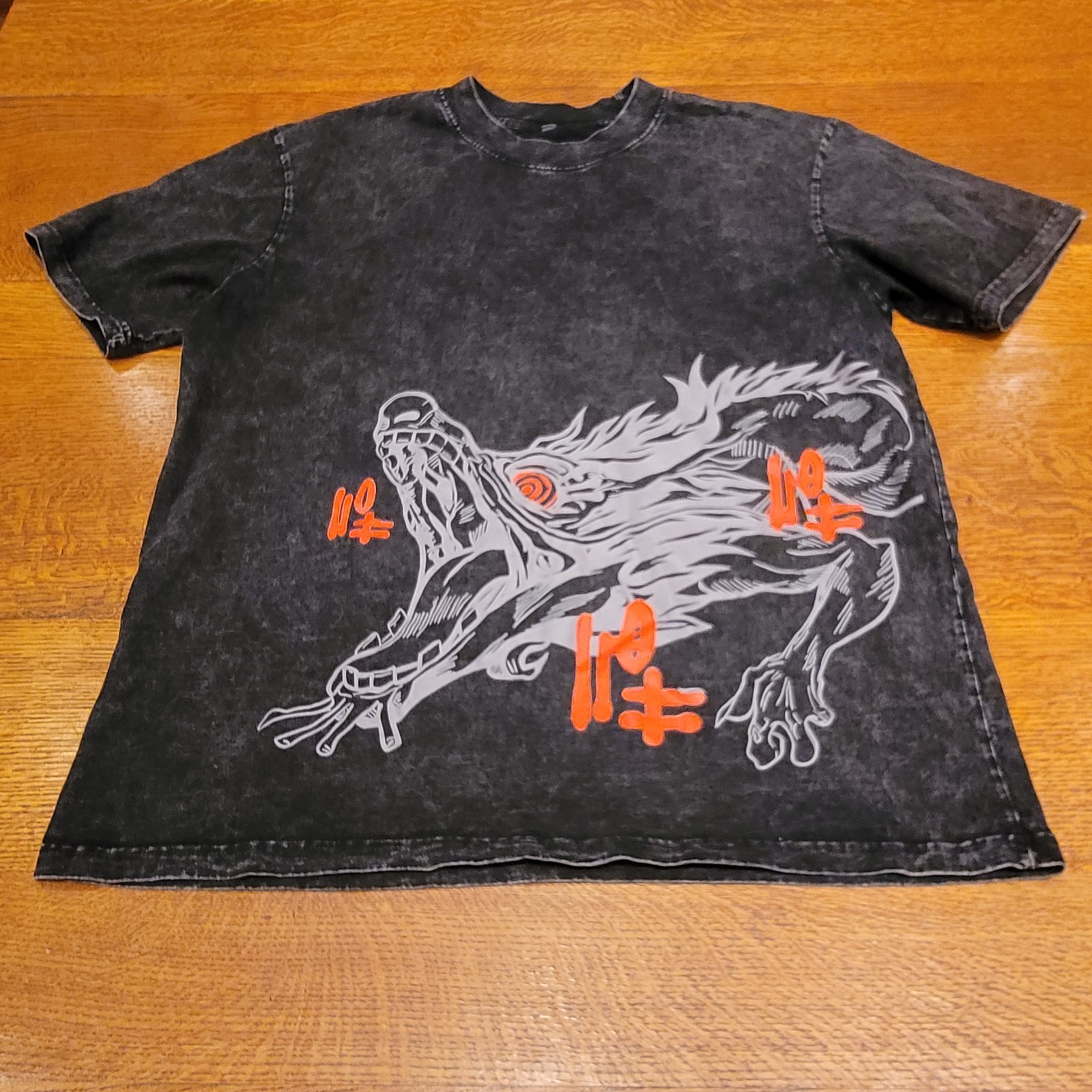 Geto Suguru Monkeys Special Grade Jujutsu Kaisen Washed Graphic Tee Large