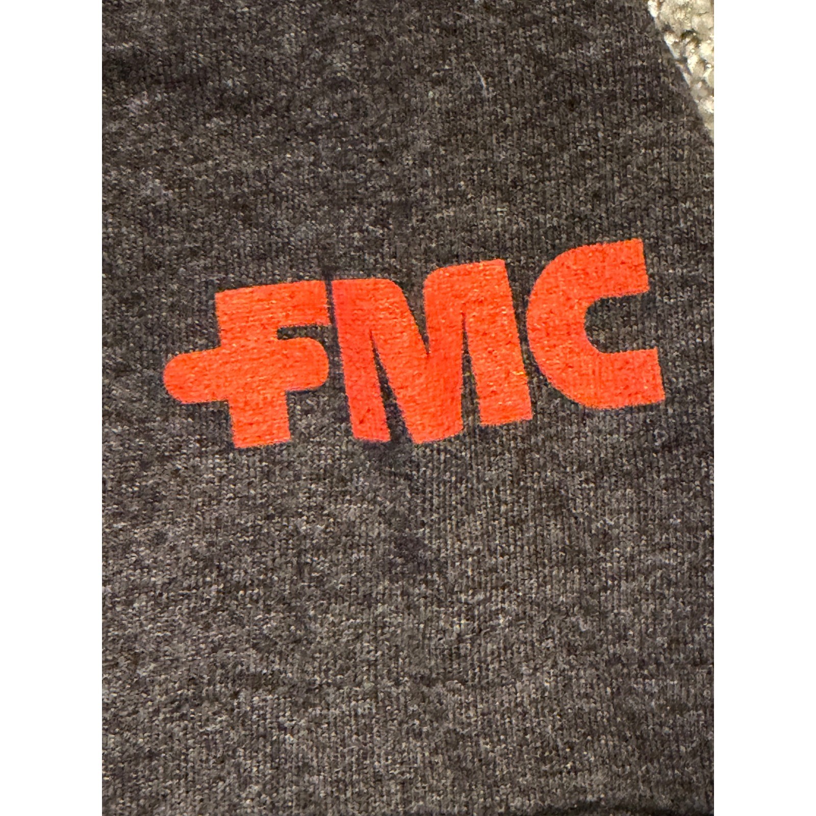 Carhartt T-Shirt Mens L Gray K87 Loose Fit Anthem Flex Herbicide FMC Pocket Tee*