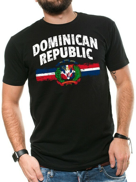 Dominican Republic Pride Country Flag Patriotic T-shirt República Dominicana Tee
