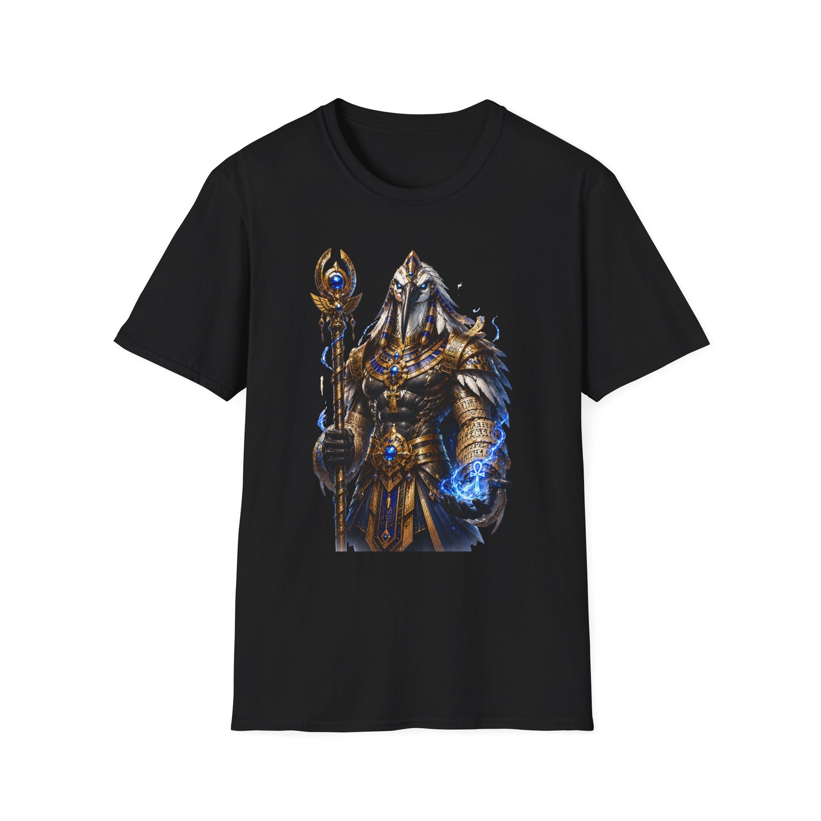 Thoth Magician Warrior T-Shirt | Egyptian God Wisdom Magic Mythology Graphic Tee