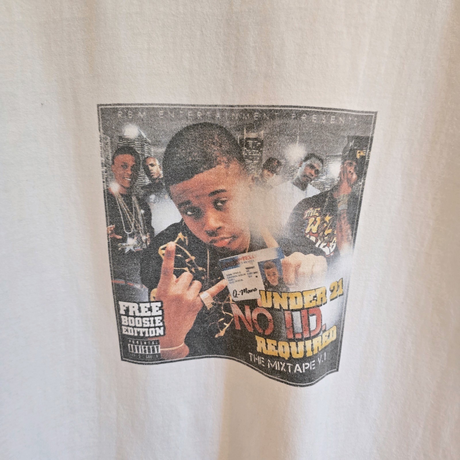 Q Mane Mixtape T Shirt 2XL Tall Under 21 No ID Required RBM Ent Official Promo