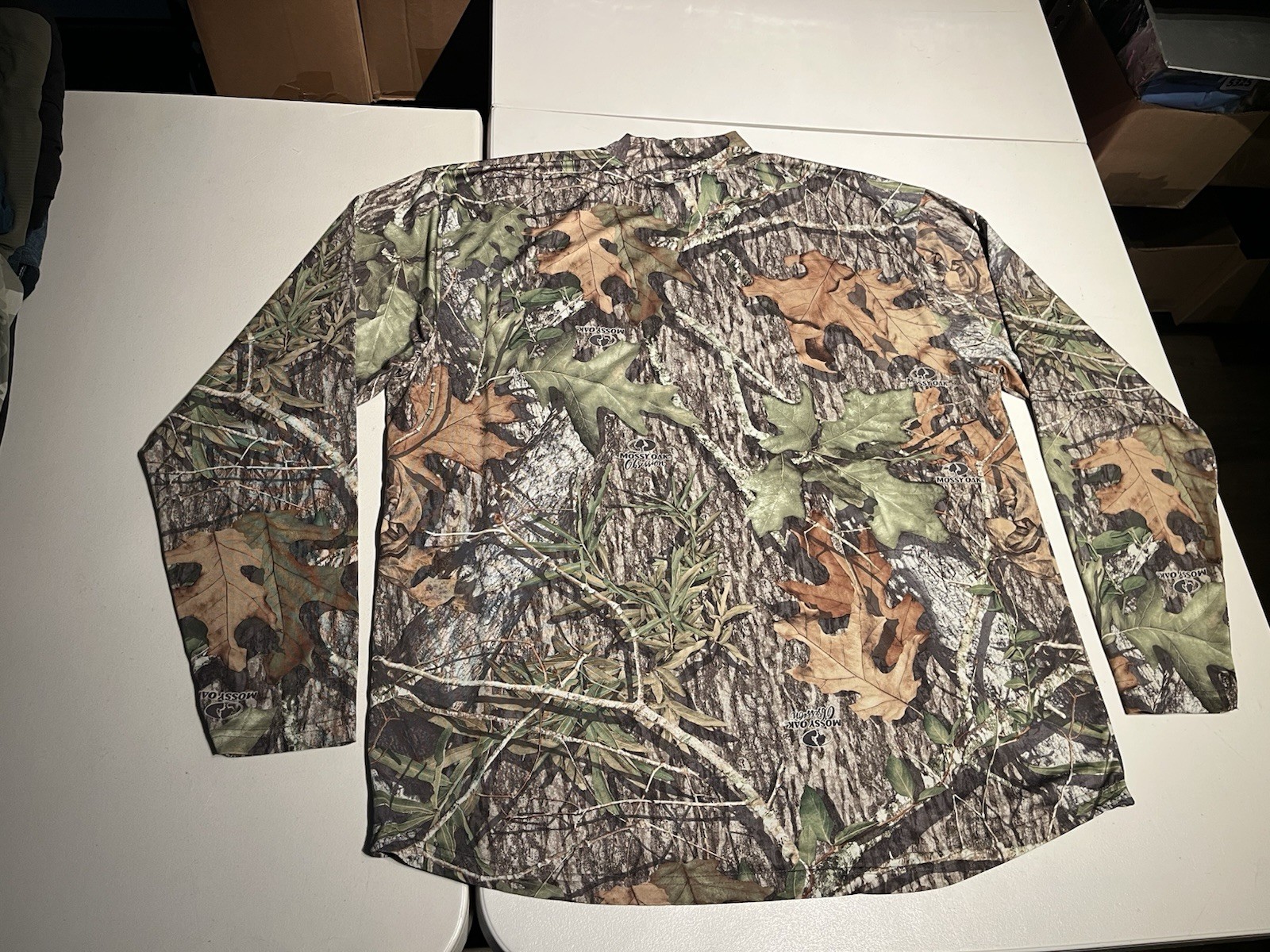 Ol Tom hirt Men’s XL Mossy Oak Turkey Gear Camo Hunting Performance Polyester