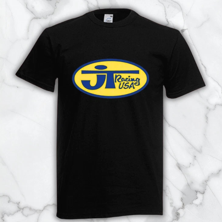 JT Racing USA Motocross Men’s Black Graphic T Shirt Freeships