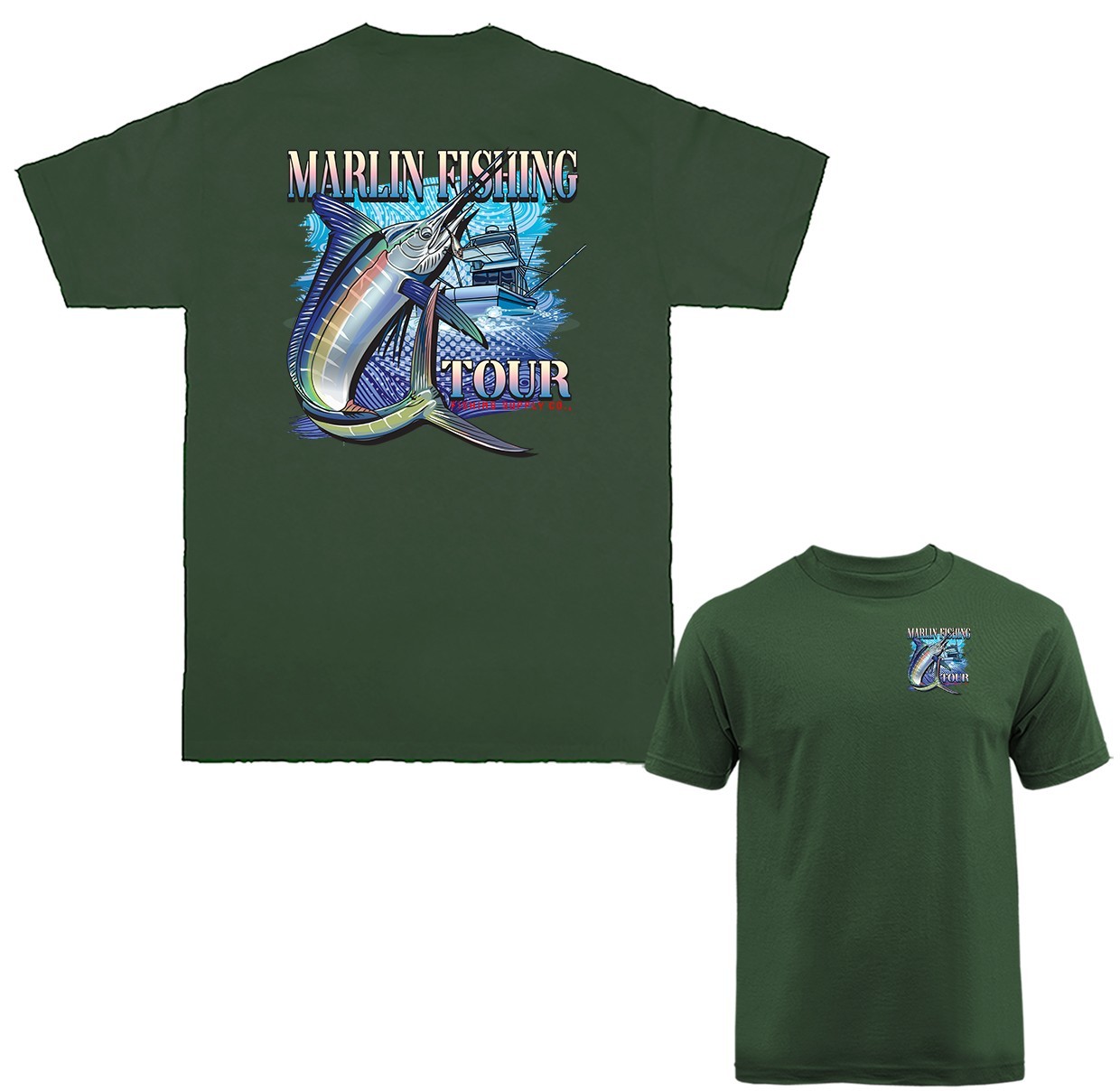 Marlin Fishing Tour – Offshore Adventure Outdoor Sports T-shirt