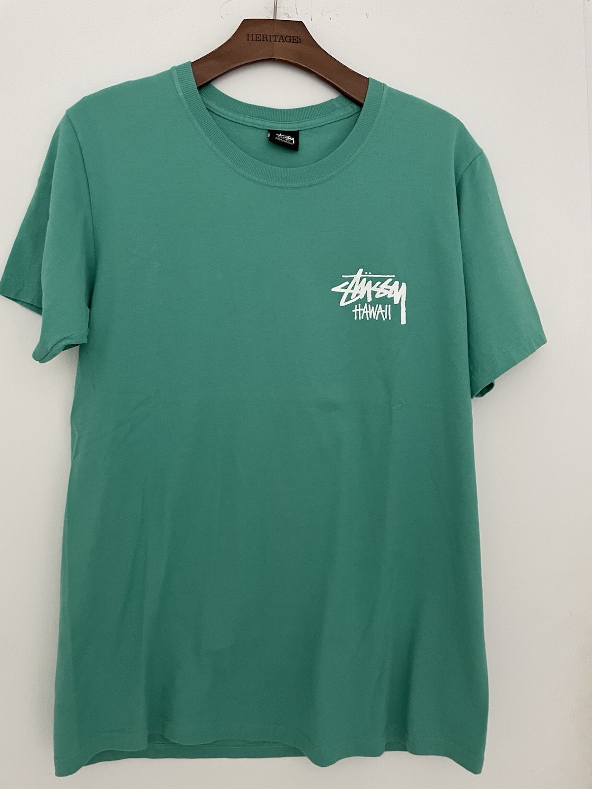 Stussy Hawaii Exclusive Green Medium T Shirt