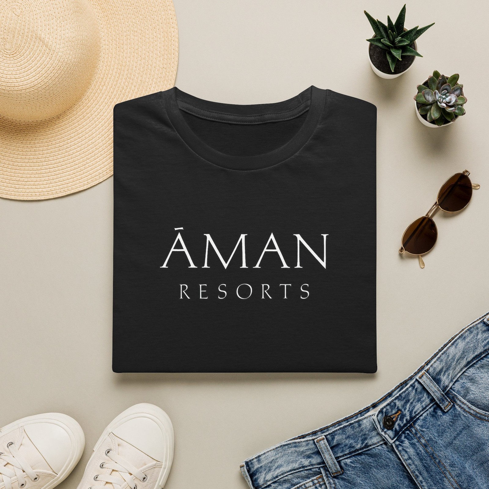 Aman Resorts Logo Unisex T-Shirt