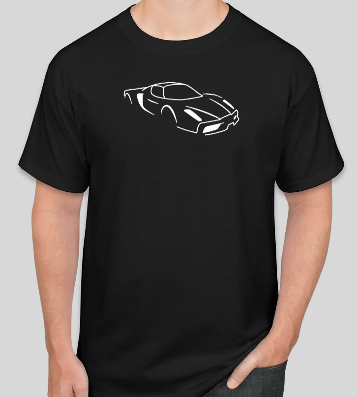 ENZO Simple Motor Sport Racing Shirt Size Tshirt T-Shirt Tee