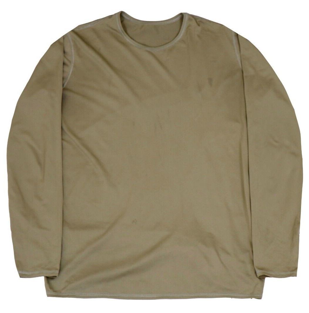 US Military Tan 499 Cold Weather Lightweight Undershirt Miliken Brown