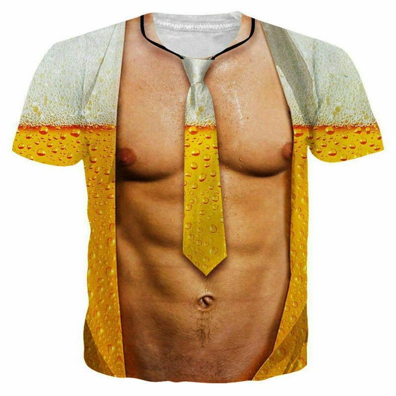 Beer Body Funny Gift For Family T-shirt 3D Full Size S-5XL