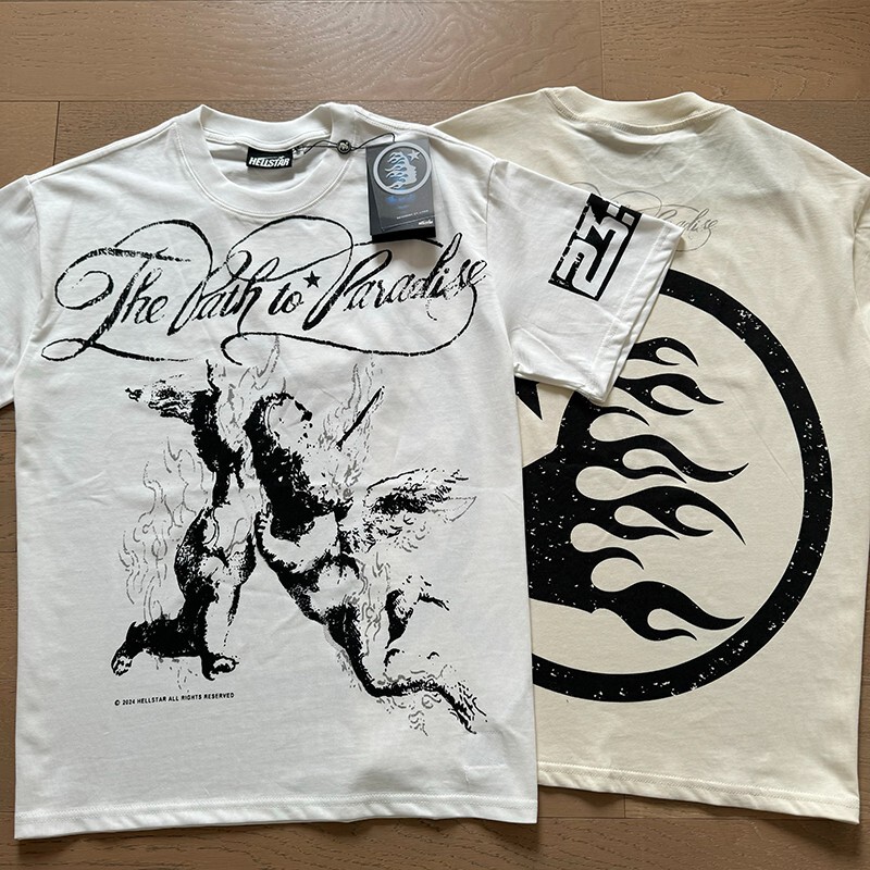 HELL STUDIOS STAR The Path To Paradise Men’s Fashion Same Short sleeved T-shirt
