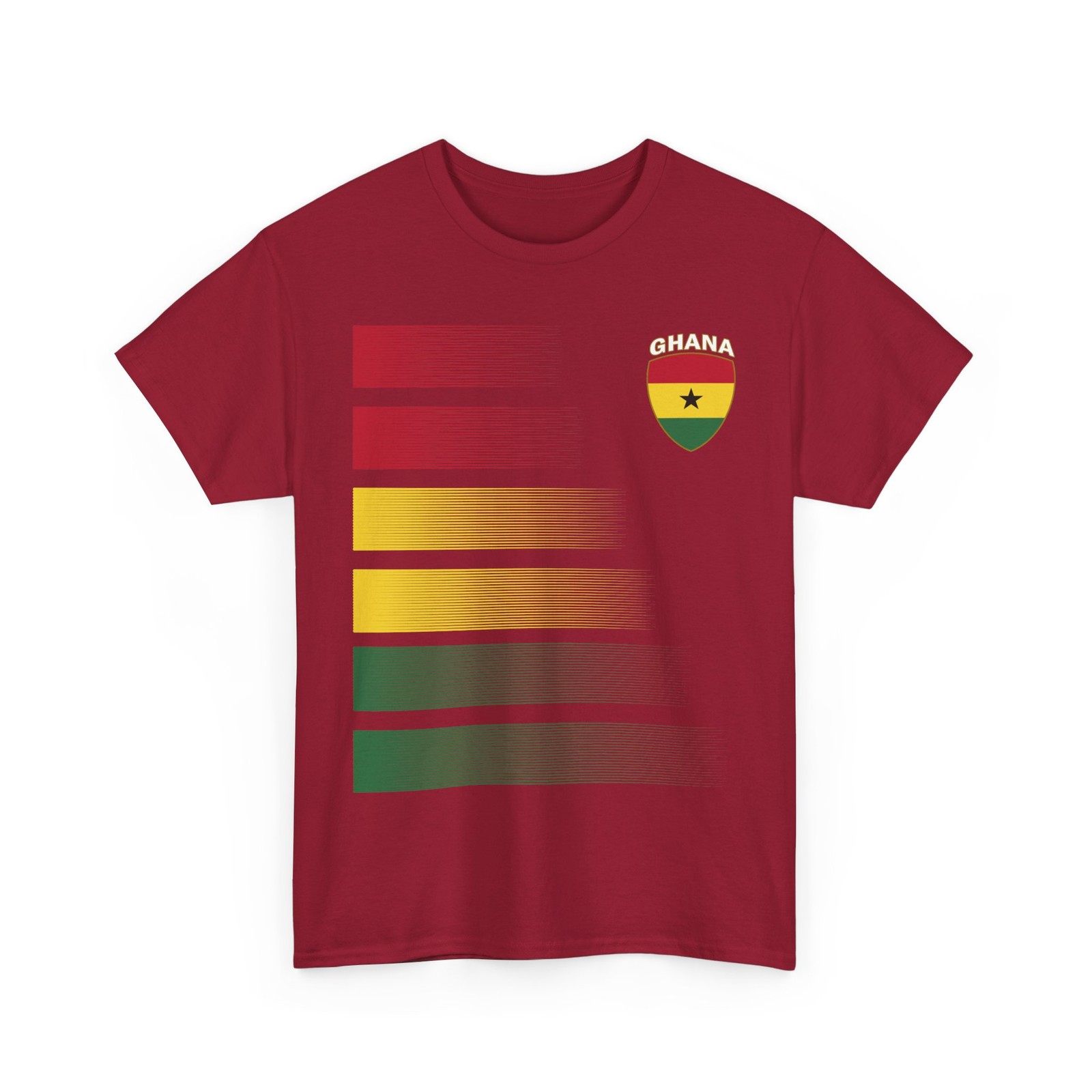 Ghana Flag Soccer Shirt, Ghanaian Soccer 2026 Jersey Style Shirt