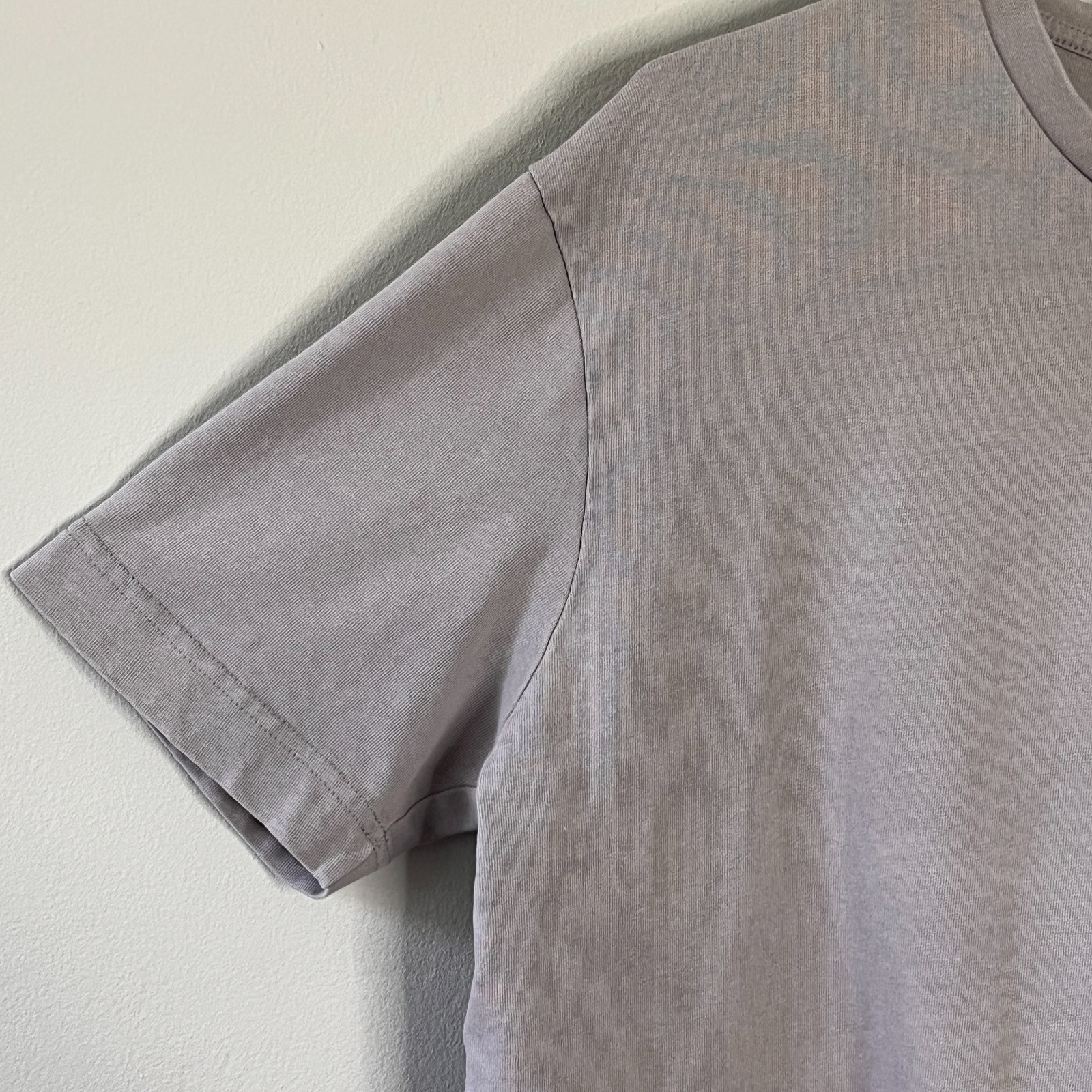Renuar Mens T-Shirt Gray Size M Basic Oversized Dropped Shoulders Casual City