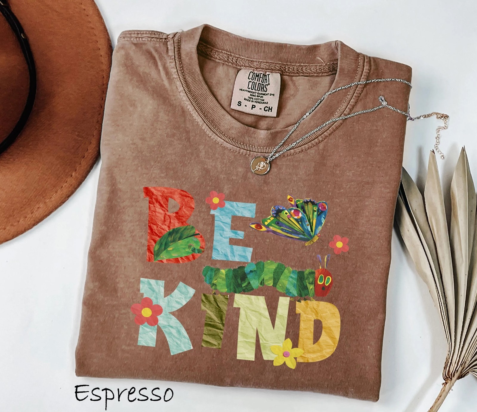 Comfort Colors Be Kind Teacher Butterfly Back to School Appreciation T-Shirt