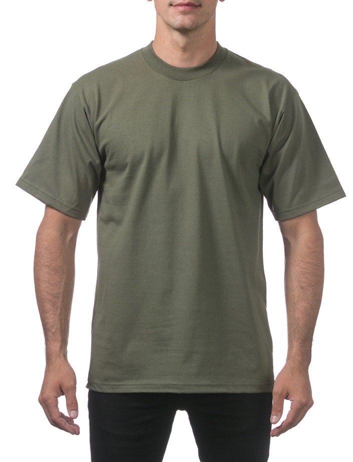PROCLUB MENS HEAVYWEIGHT SHORT SLEEVE T SHIRTS PRO CLUB CASUAL COTTON TEE SHIRT
