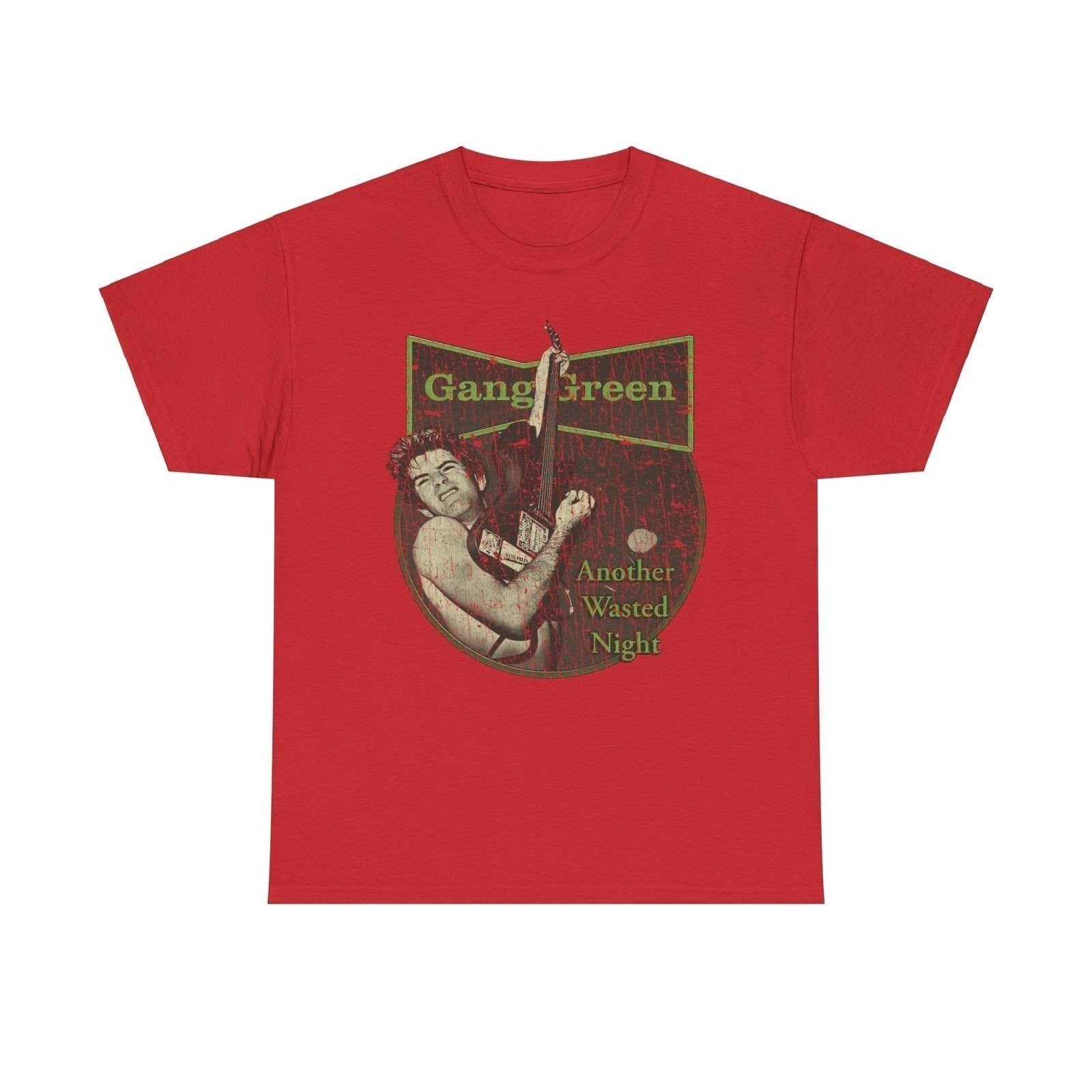 Gang Green Another Wasted Night Punk Band Music T-shirt