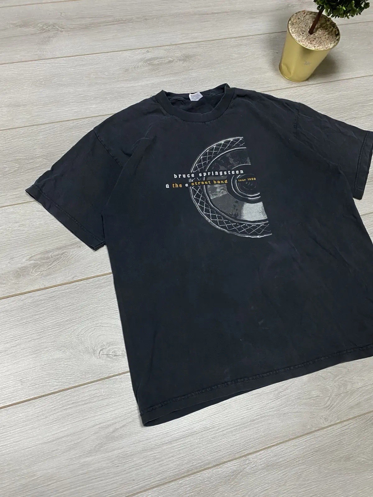 T-Shirt Bruce Springsteen E Street Band Vintage 1999 Tour big logo made in USA