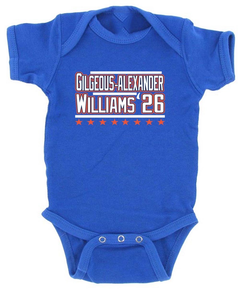 Shai Gilgeous Alexander Jalen Williams OKC 26 Creeper Romper One Piece BABY