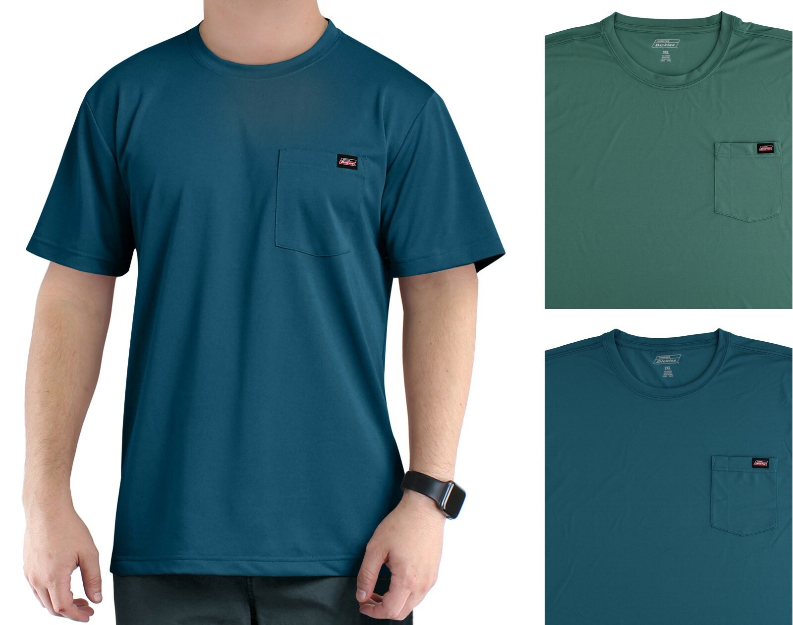 Dickies’ Performance Men’s T-Shirt Short Sleeve, Relaxed Fit, Wicking GS417S1B