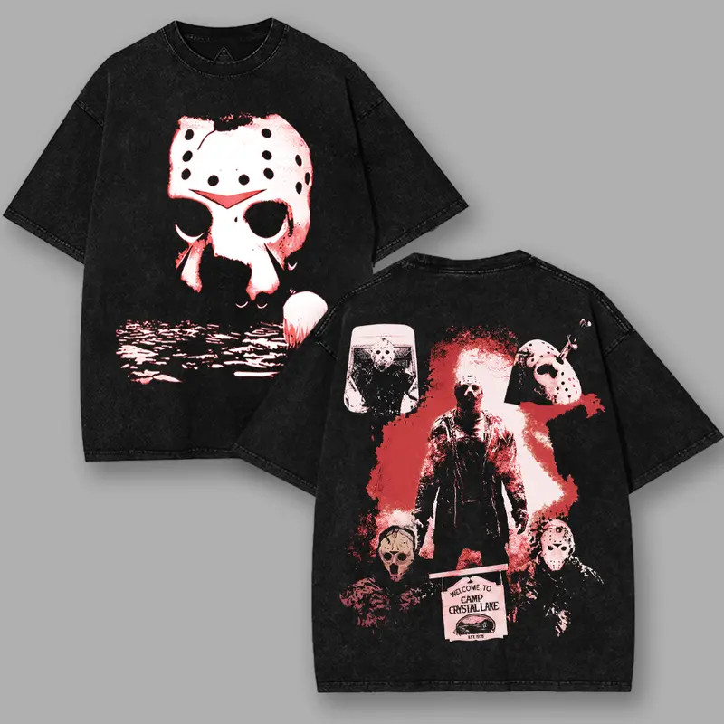 Friday The 13th Horror Movie 2025 Premium T-Shirt Horror Movie Summer Outfit