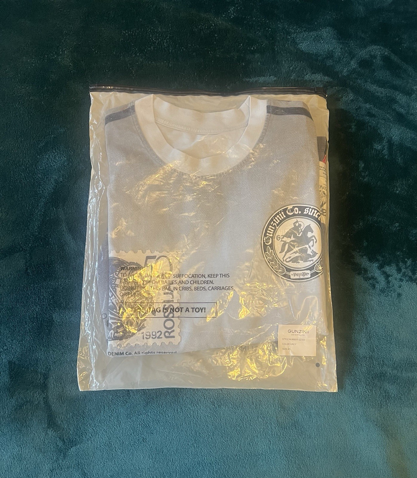 GUNZINII Boxy fit Short Sleeve T-Shirt Men OS XS