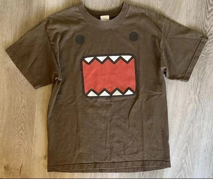 Retro Y2K DOMO Face Graphic Unisex Tee Gift for Fan S-5XL T shirt Full Size