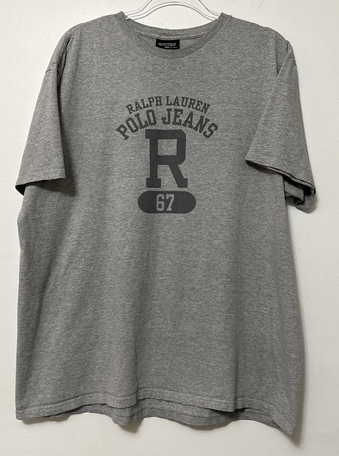Vintage 90s Polo Jeans Co Ralph Lauren Tshirt 67 Men’s XL Shirt Preppy Retro