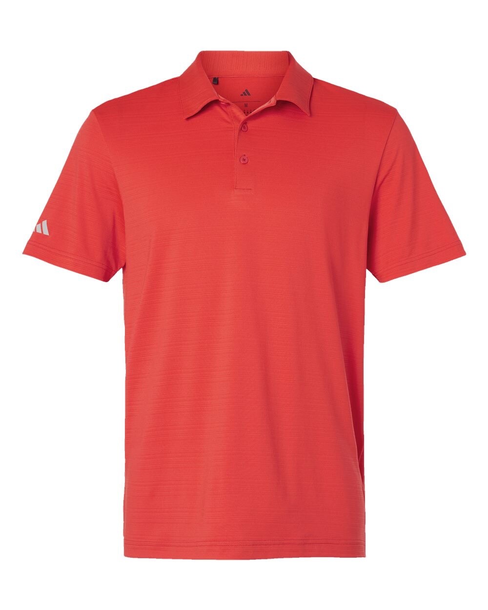 ADIDAS GOLF Men’s Size S-3XL Textured Stripe Polo Collared Sports Shirt