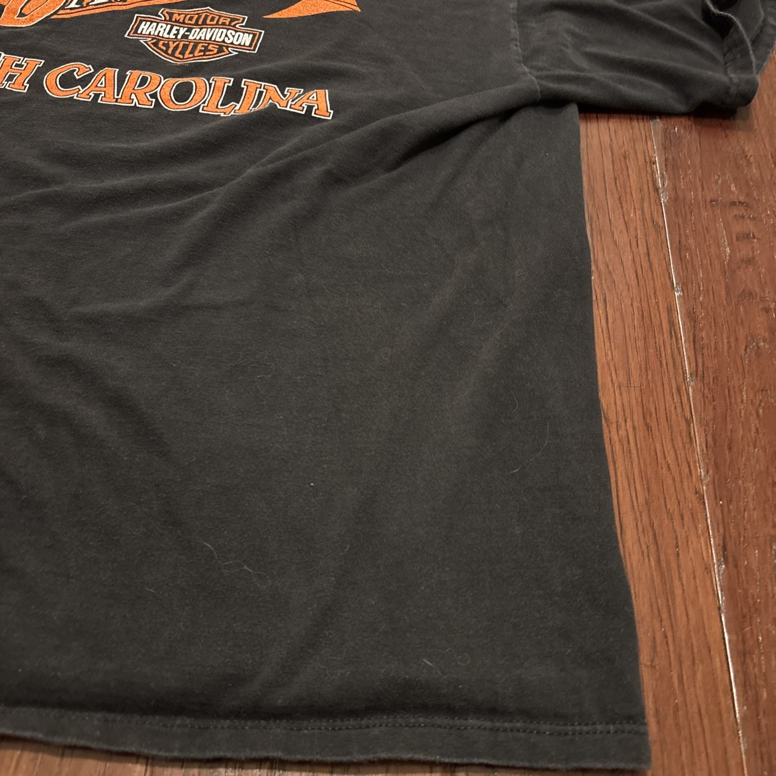 Vintage 1999 Harley Davidson Eagle Have a Nice Davidson T Shirt XXL Black Fade