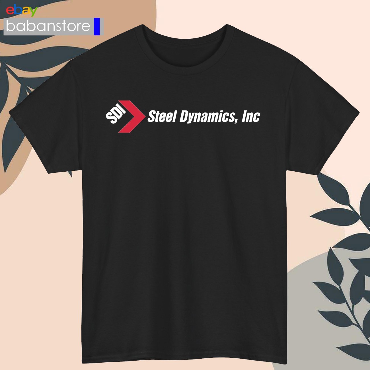 Steel Dynamics Company Logo Black/White/Grey/Navy/Red/Light Blue T-Shirt S-5XL