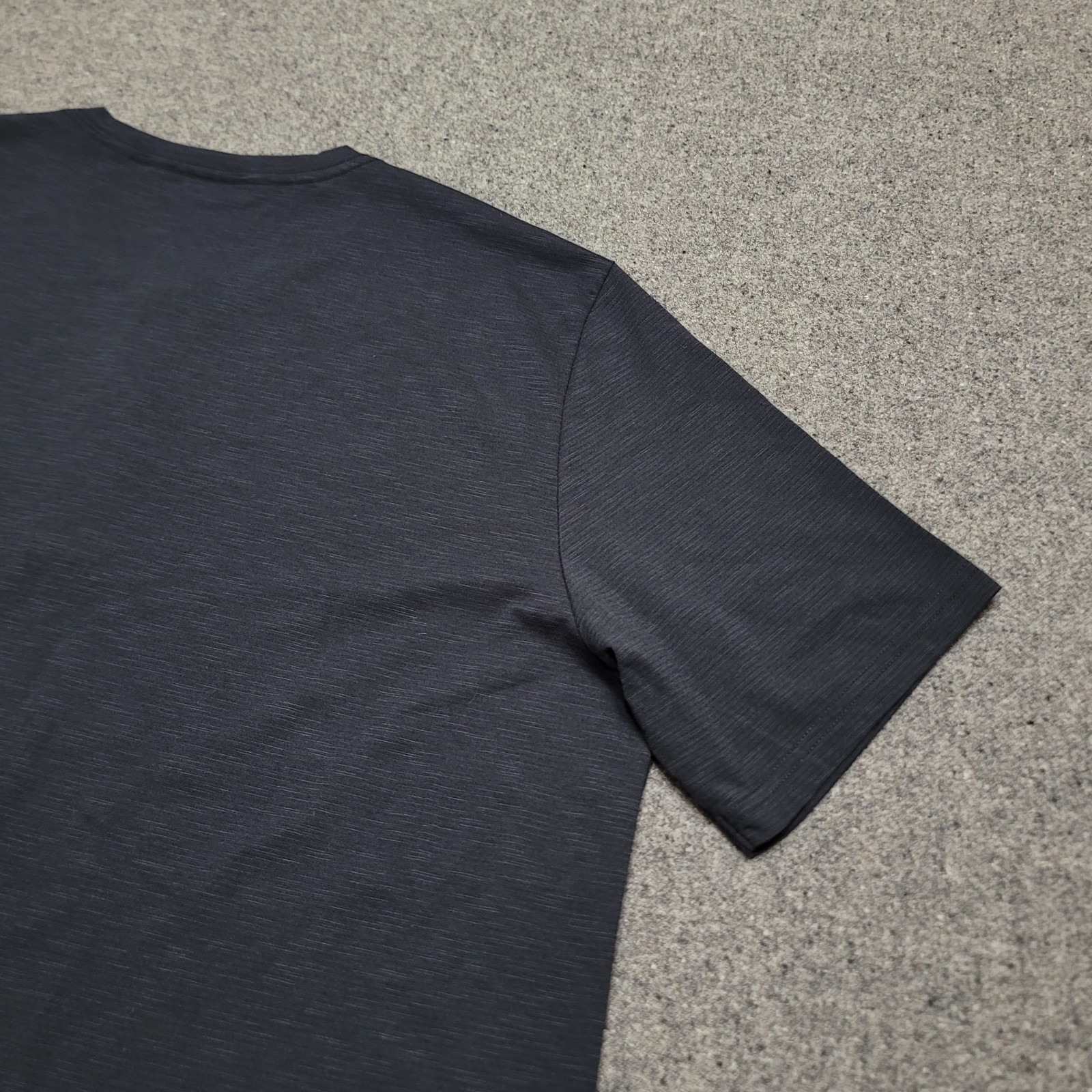 Travis Mathew Shirt Mens Extra Large Heather Black All Adrift Henley Soft Casual