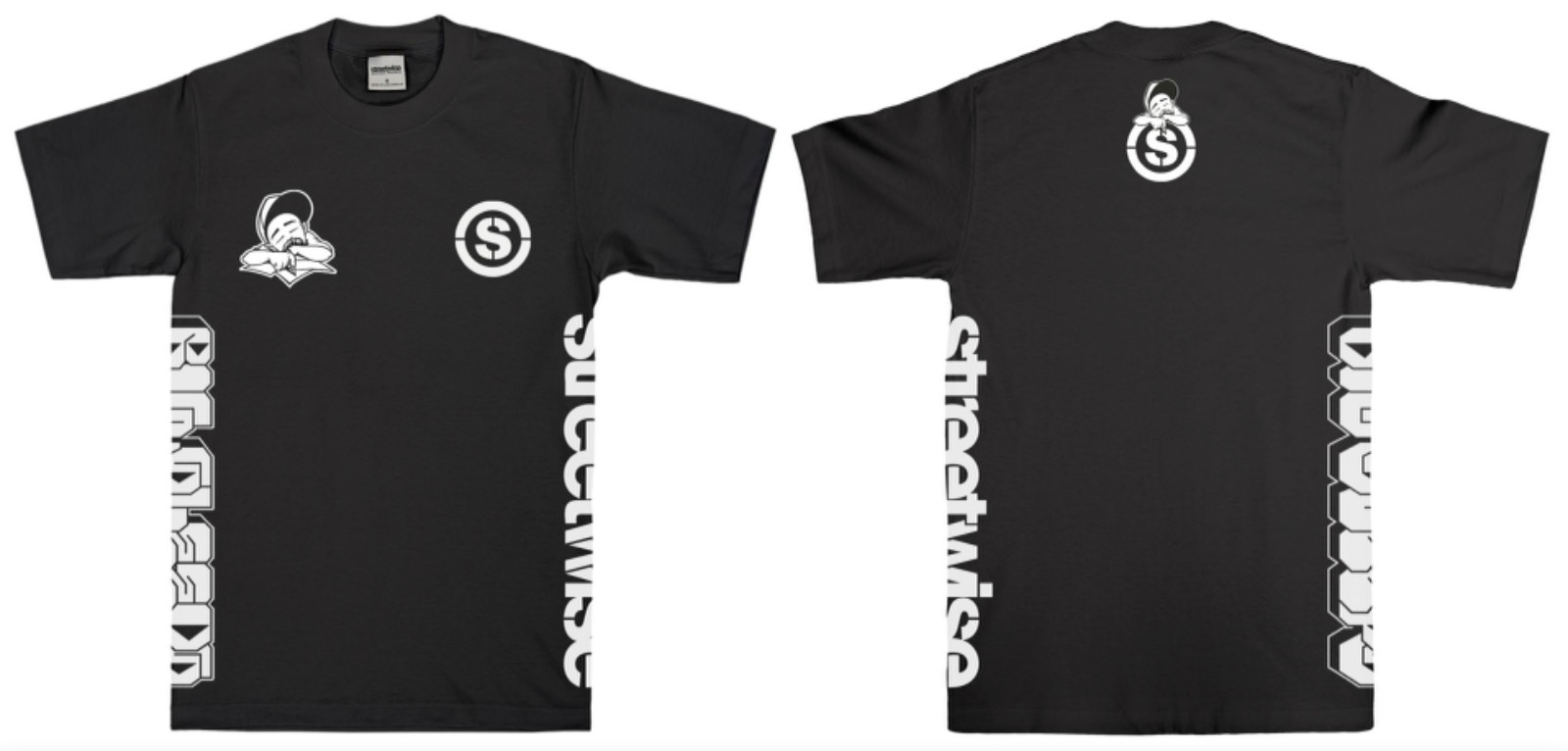 Streetwise Big Streets Graphic T-Shirt Black M-L-XL-2XL-3XL-4XL-5XL