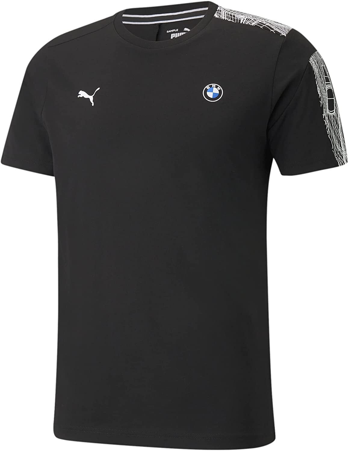 Puma BMW Motorsport T7 Black Logo Tee Medium