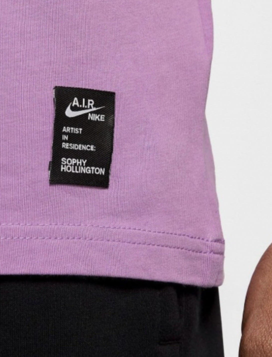 NIKE MAX 90 A.I.R. TEE VIOLET PURPLE BLACK MEN’S Large DB9261-591