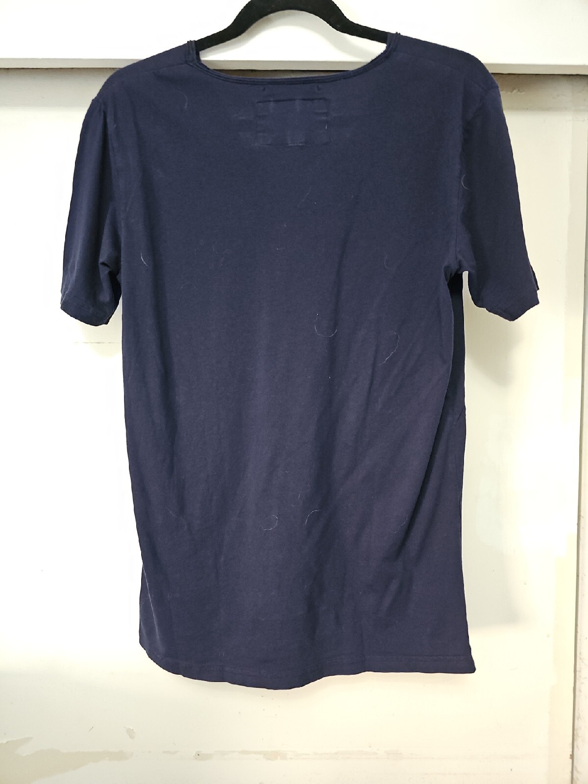 ALLSAINTS Spitalfields Jacks Place Blue S/S Tonic Scoop Neck Shirt Sz XS