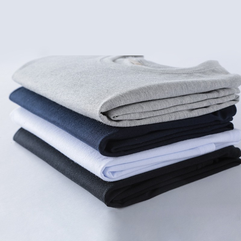 New Universal Men’s Polyester Fiber Plain Crew Neck Short Sleeves T-Shirt M-5XL