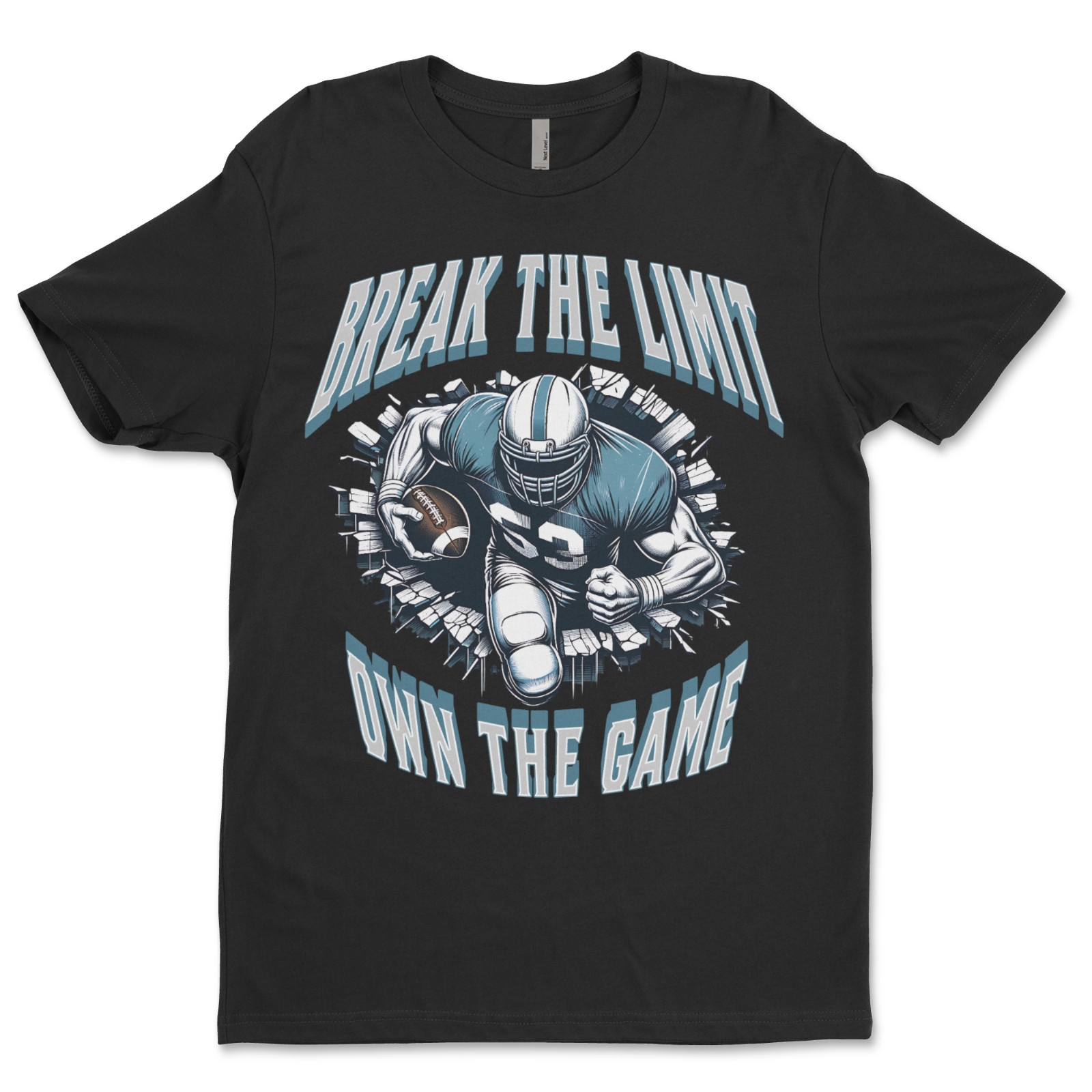 Custom T-Shirt break the limit Dtf Print On Next Level T-Shirt unisexSoft Cotton
