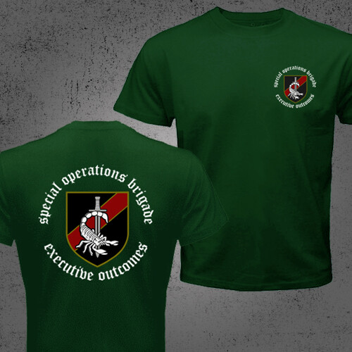 Executive Outcomes Mercenaries Angola South Africa Koevoet Army Military T-shirt