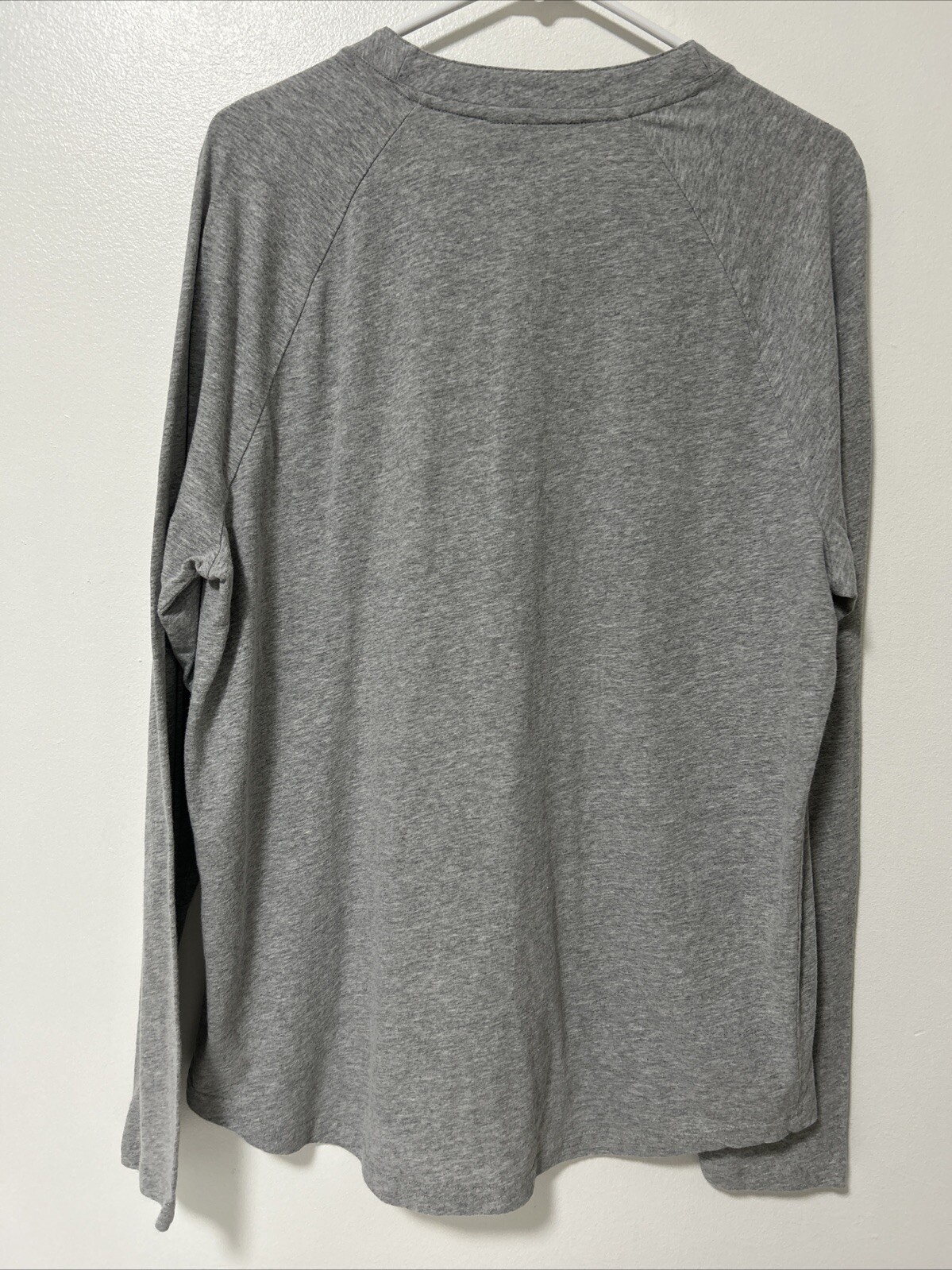Oakley Henley Top Men Size XL Grey Long Sleeve Pull On