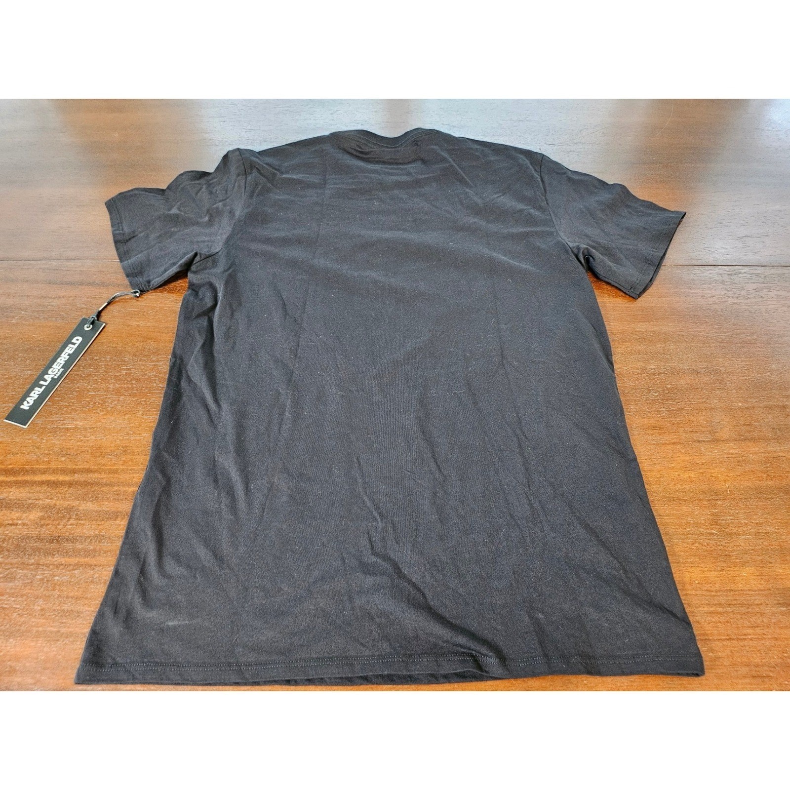 Karl Lagerfeld Paris Graphic T-Shirt Mens M Black New Choupette LM3G2126