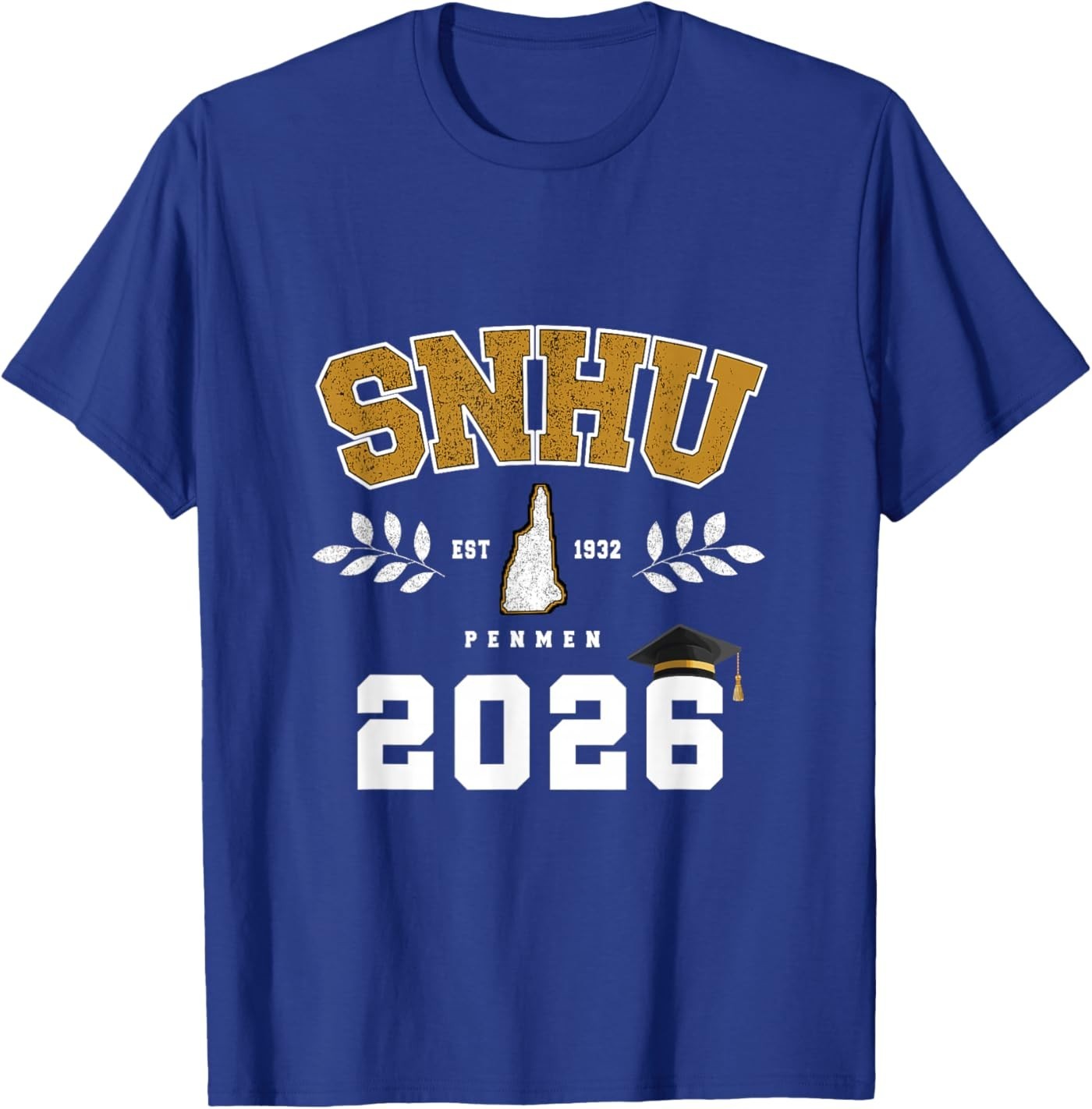 SNHU Arch Retro College University Athletic Sports Tee T-Shirt