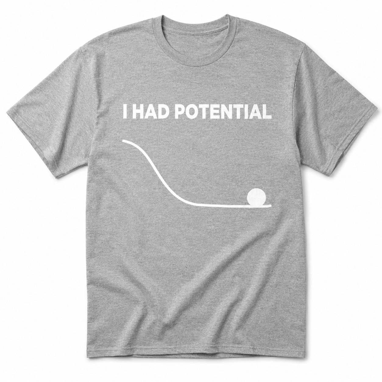 I Had Potential Funny Sarcastic Graphic T-Shirt