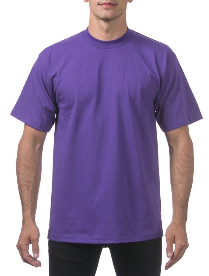 PROCLUB MENS HEAVYWEIGHT SHORT SLEEVE T SHIRTS PRO CLUB CASUAL COTTON TEE SHIRT