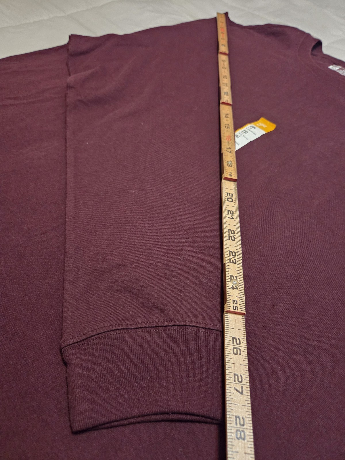 NWT MEN’S 2XL LOOSE FIT Long Sleeve CARHARTT HEAVYWEIGHT T-SHIRT TK0231-M IRR