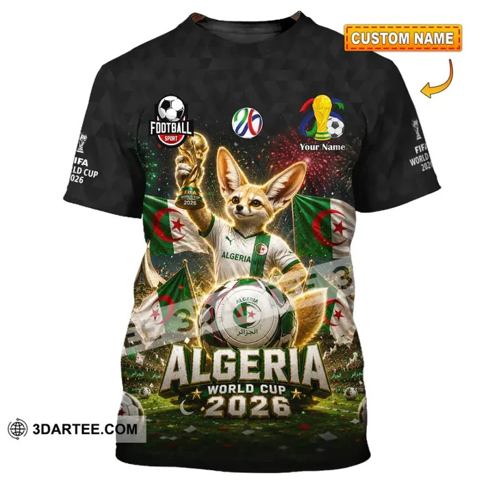 Unisex Shirt – Custom Algeria World Cup 2026 Shirt unisex reprint VK13591