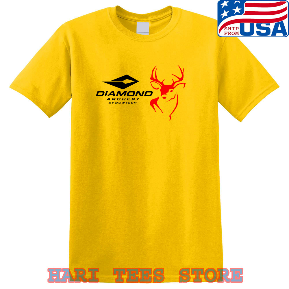 Diamond Archery Bow Men’s Daisy Yellow Size S to 5XL