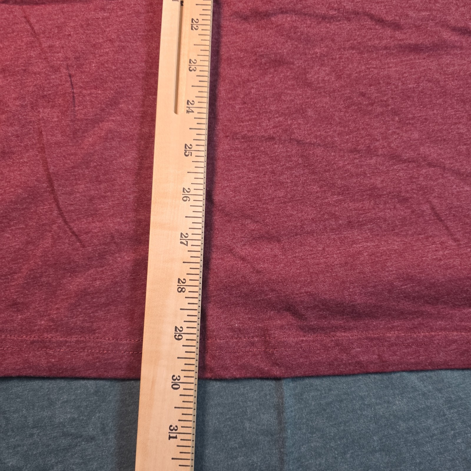 True Classic Crew Neck (2 pack) extra large XL heather green & heather burgundy