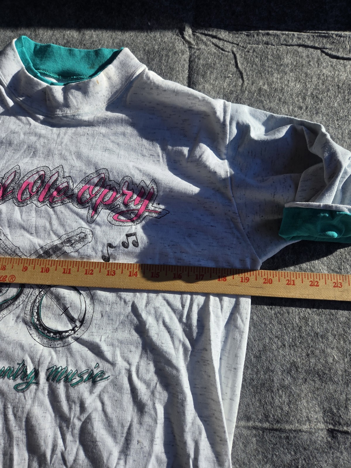 Vintage Single Stitch T-shirt Grand Ole Opry Size Large Made In USA Distressed