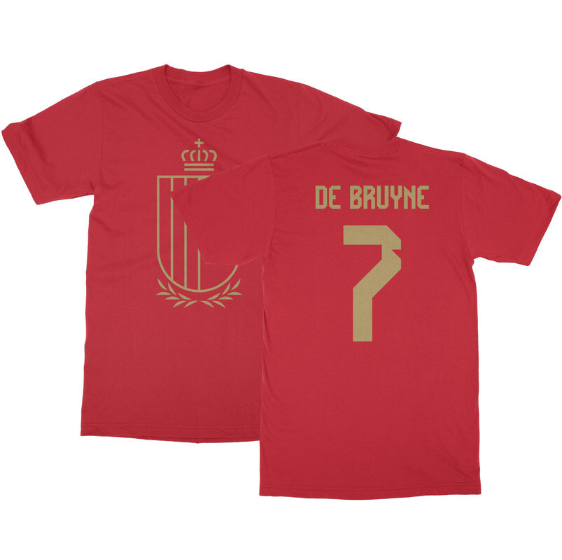 De Bruyne 7 Jersey Style – Belgium Soccer Cup Fans Gift Unisex T-Shirt
