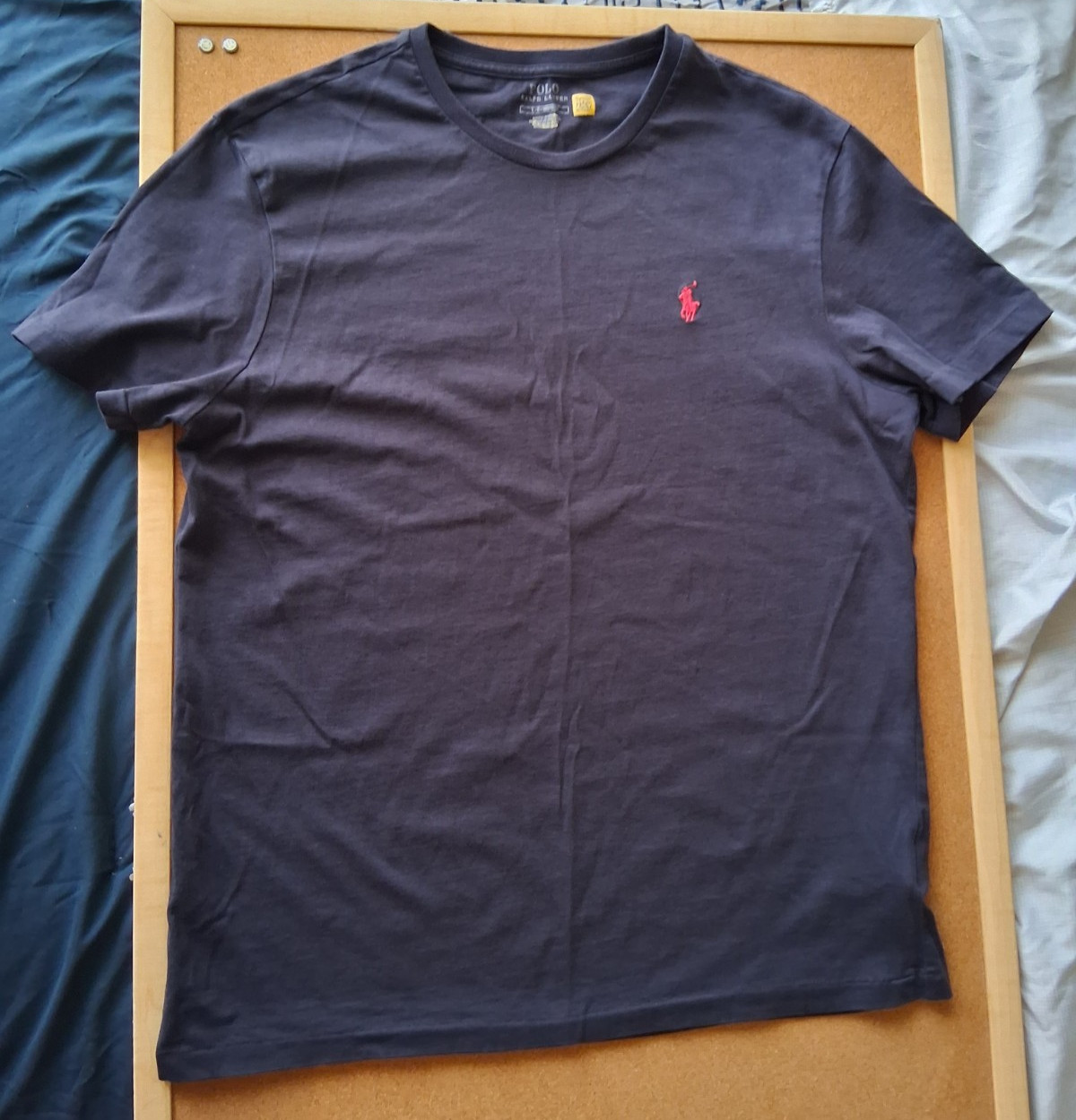 Polo Ralph Lauren Men’s Dark Blue Crewneck Tee Size L Classic Fit Shirt